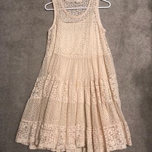 Altar’d state cream lace dress